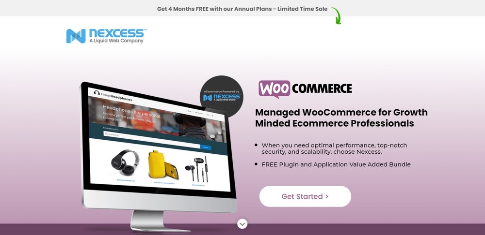 Nexcess managed WooCommerce hosting