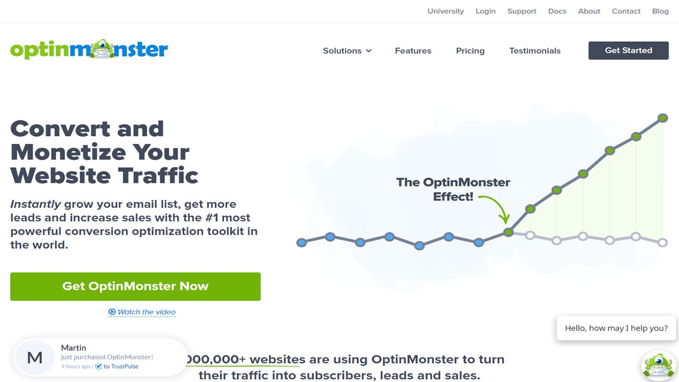 OptinMonster plugin site