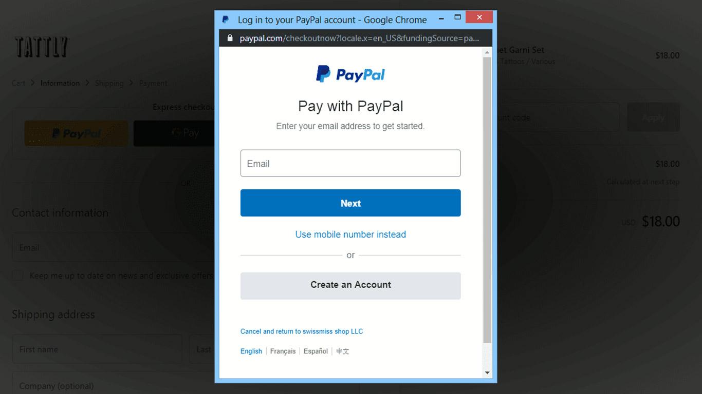 Paypal payment image