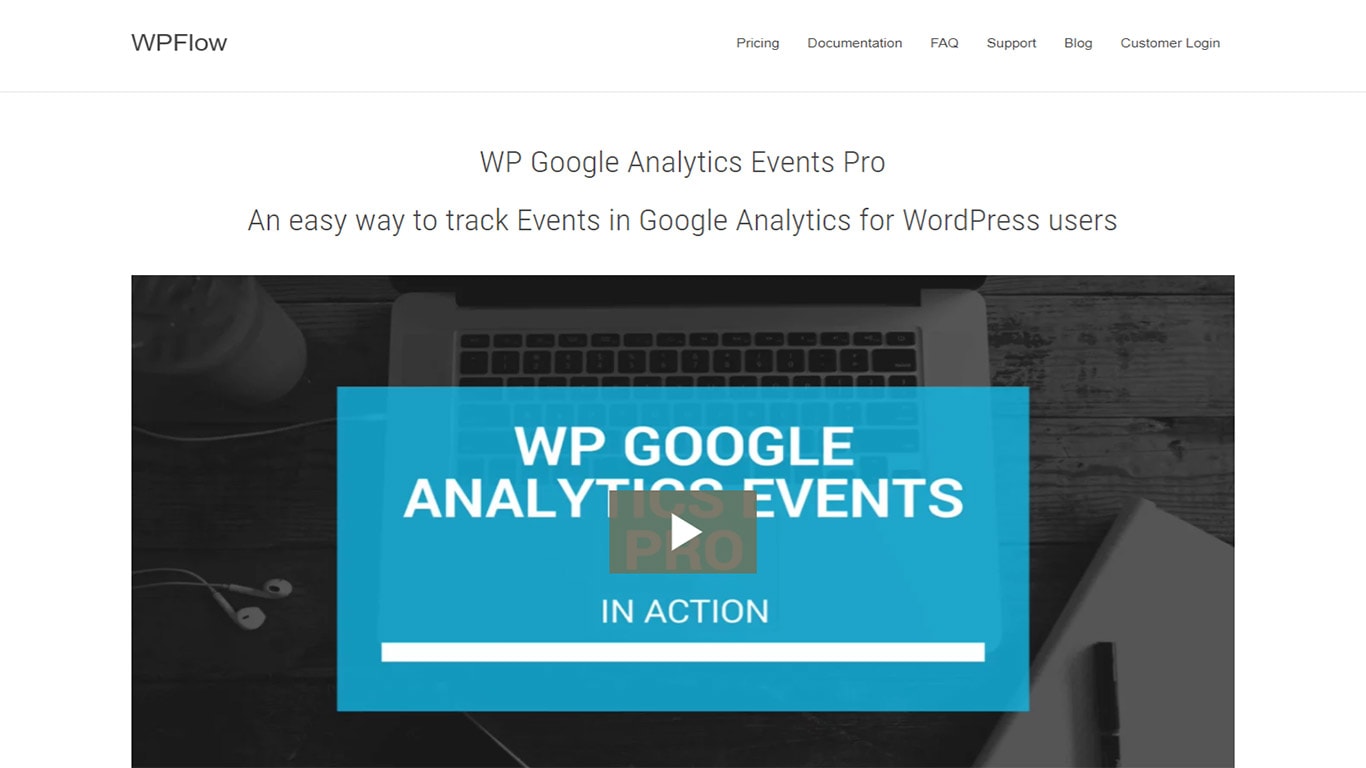 WP Google Analytics plugin image