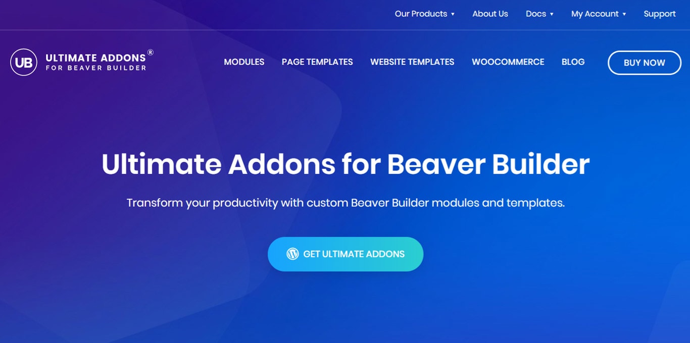 Beaver Builder 主页的终极插件