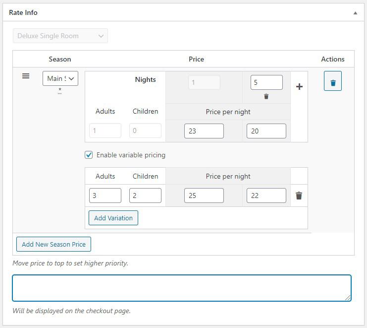 Image of setting up pricing