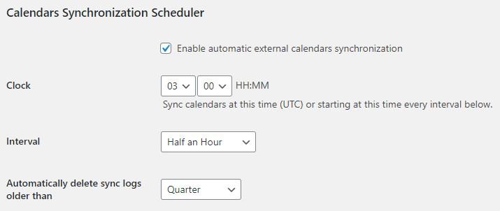 Image of calendar synchronization scheduler