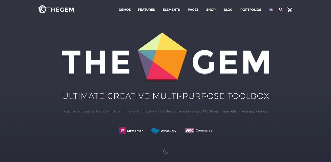 Gem theme site image