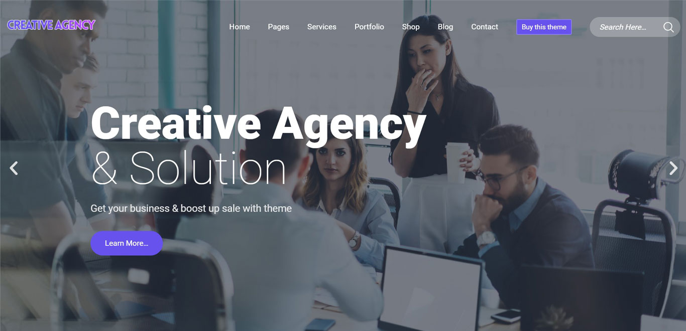Ombrello Agency theme demo