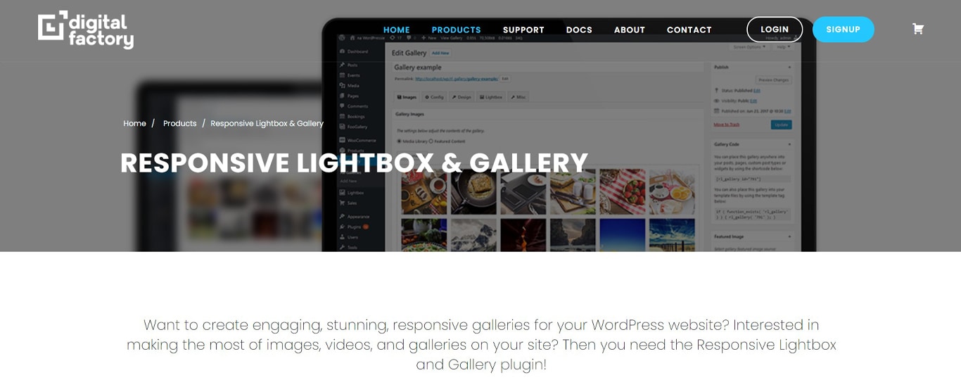 Responsive Lightbox & Gallery WordPress plugin