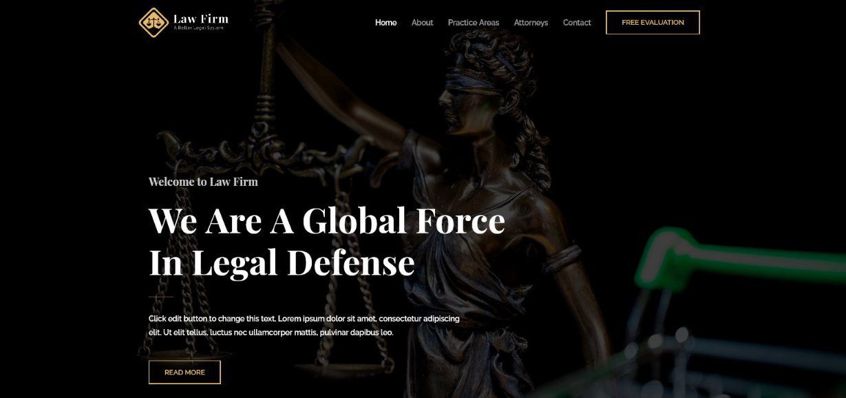 Best Law Firm WordPress Theme Responsive Design 2024