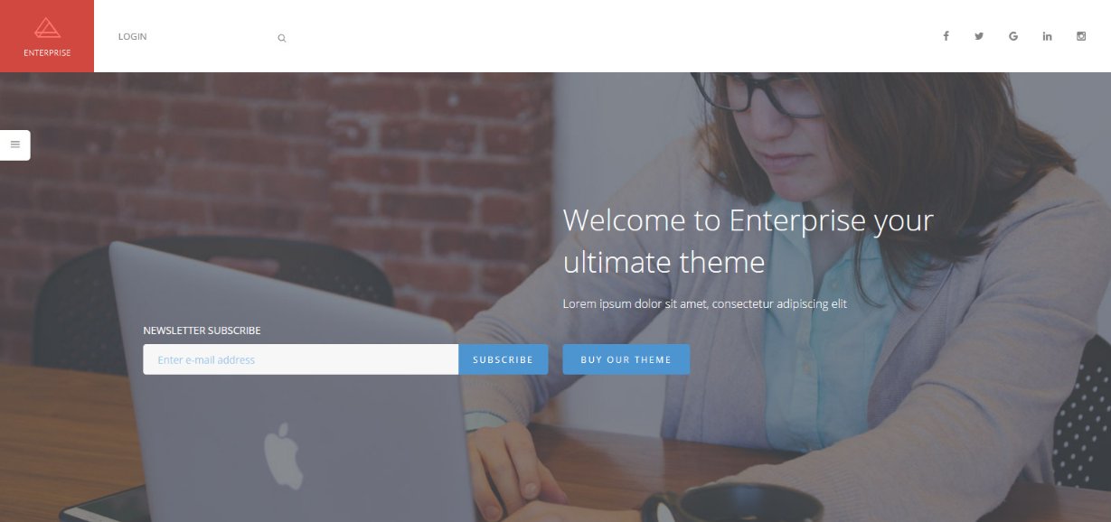 Enterprise theme demo