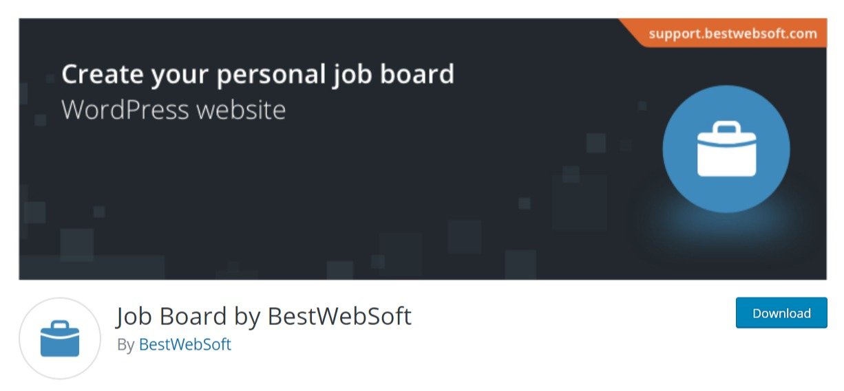 Job Board by BestWebSoft free plugin
