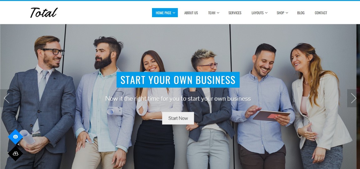 Total agency tema wordpress gratuito