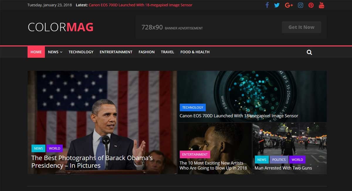 colormag tema wordpress