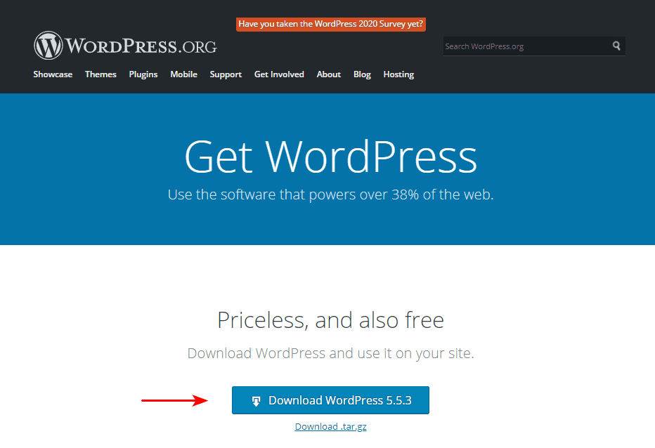 Stáhněte si WordPress