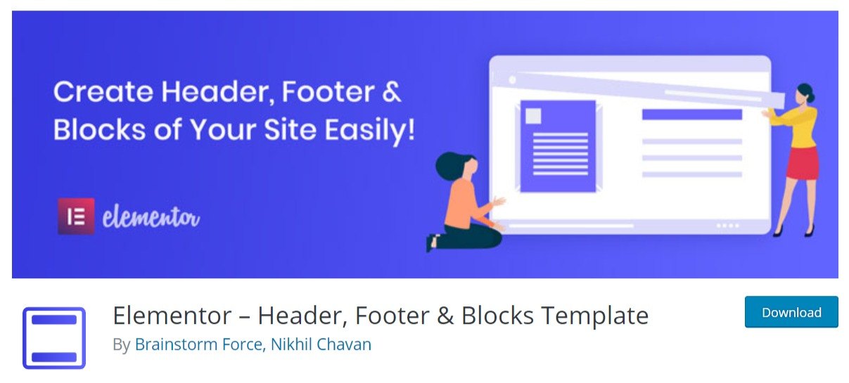 Elementor – Header, Footer & Blocks Template