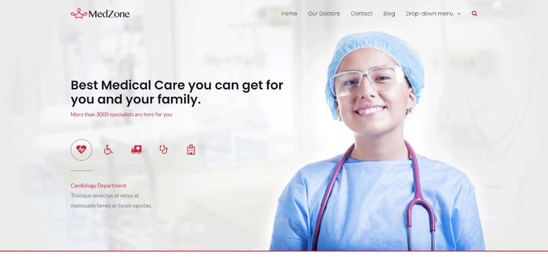 MedZone Lite tema gratuito para wordpress