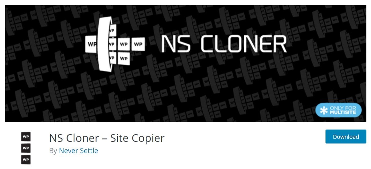 NS Cloner – Site Copier wordpress plugin