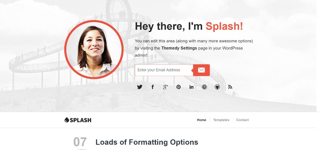 Splash tema wordpress