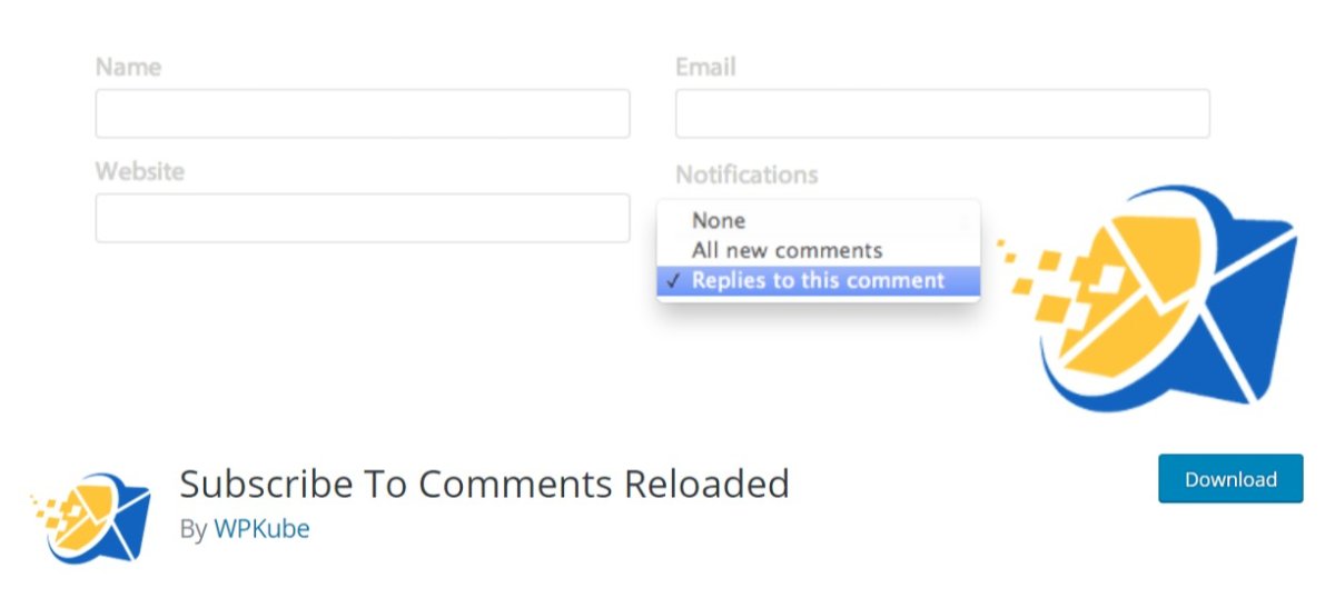 Subscribe To Comments Reloaded WordPress plugin