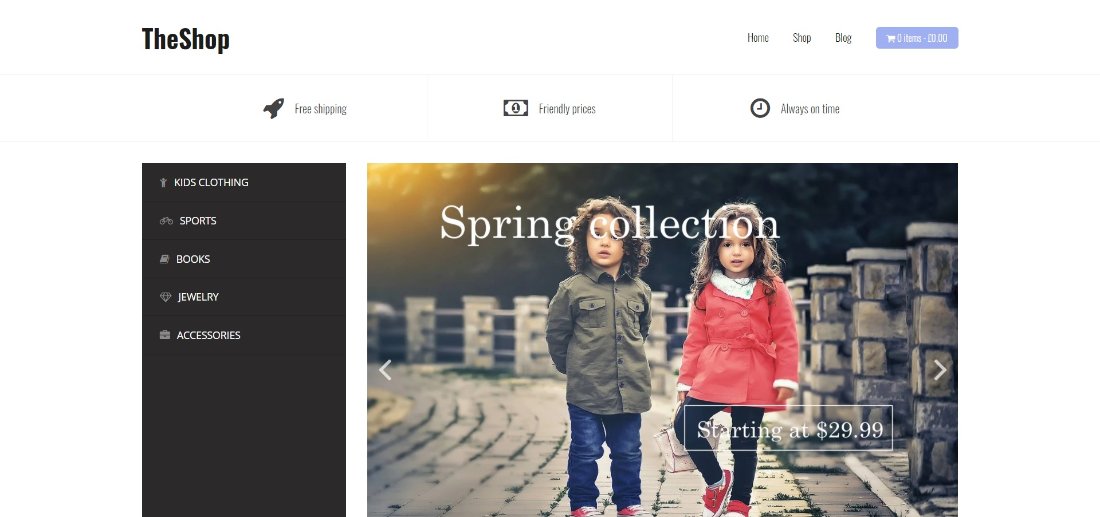 TheShop wordpress theme