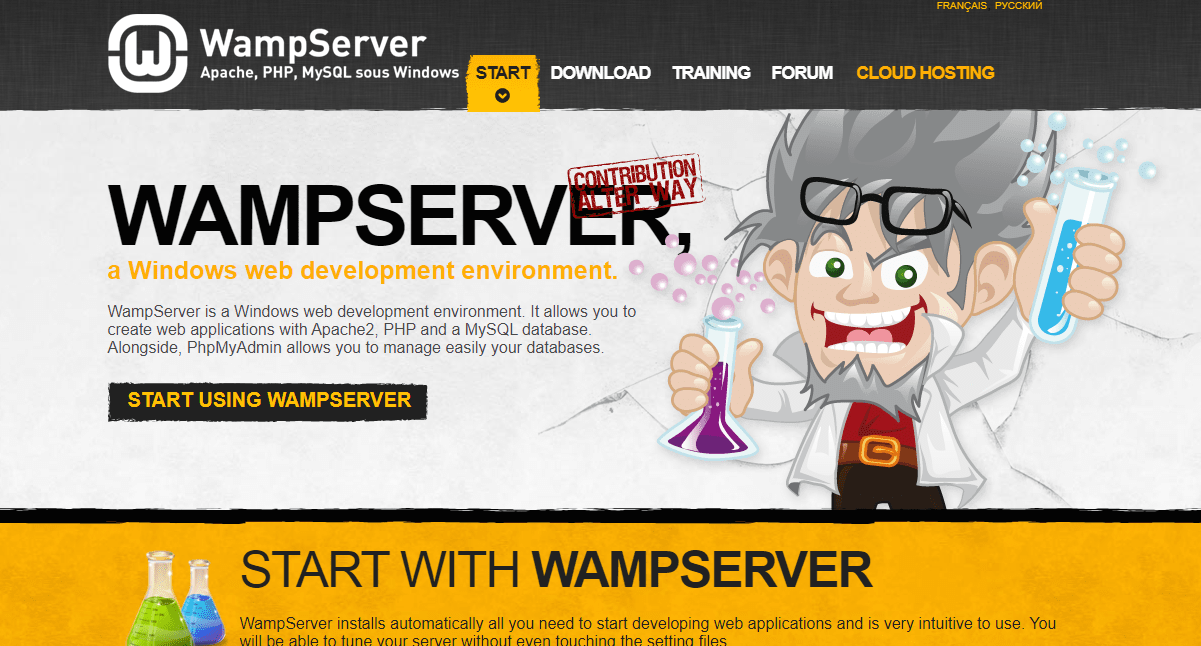 WAMP website