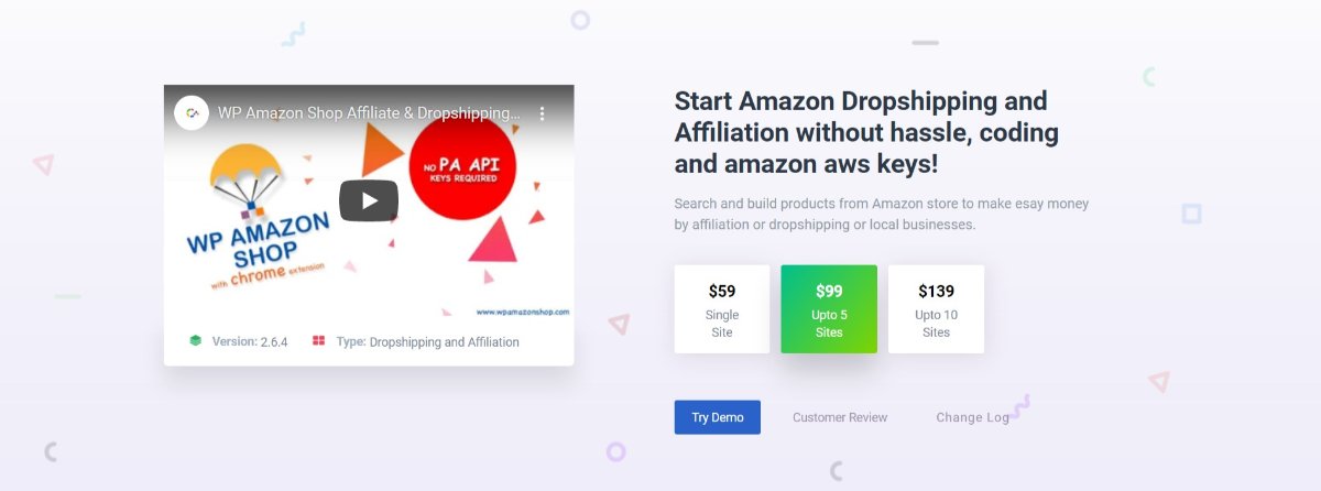 WP Amazon Shop Affiliate & Dropshipping Plugin for WooCommerce