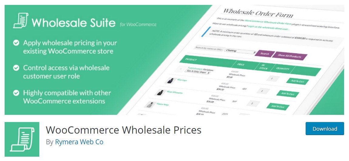 WooCommerce Wholesale Prices wordpress plugin