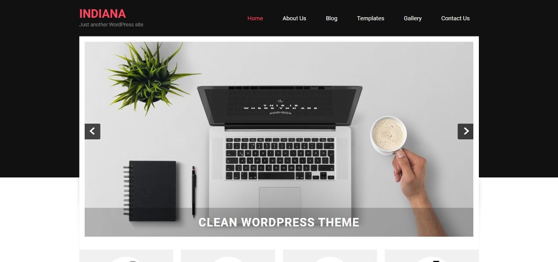 indiana free theme for wordpress