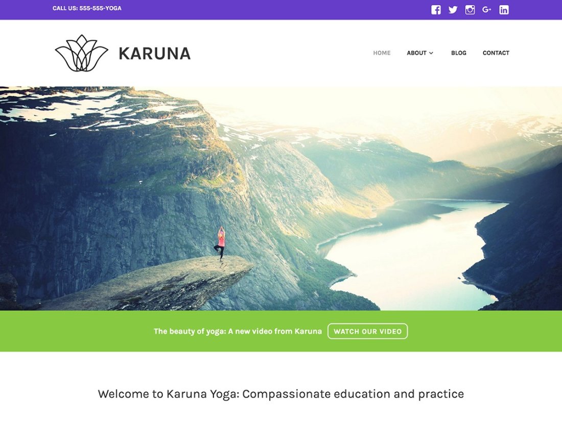 karuna free theme demo