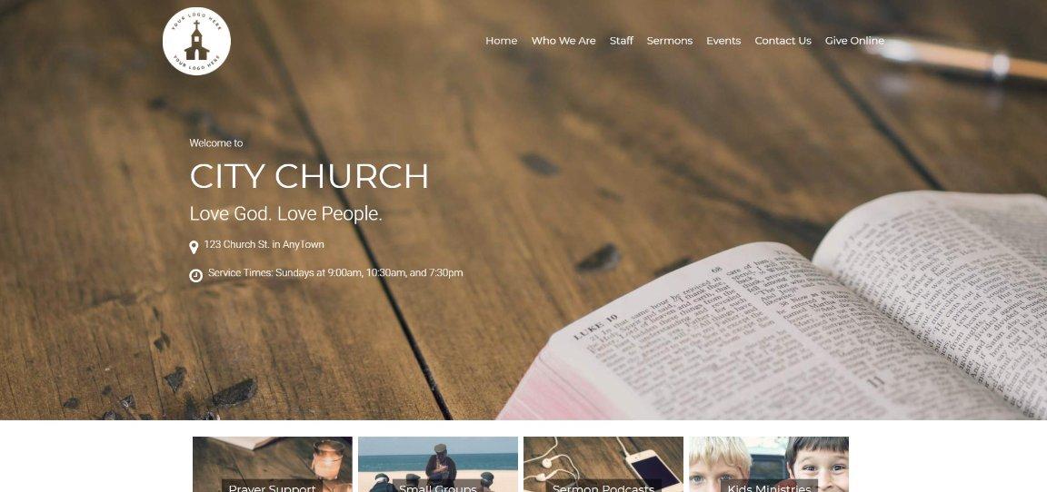 Restore Church WordPress Theme demo site