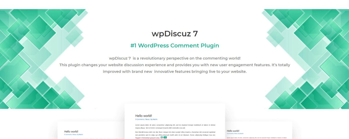 wpDiscuz WordPress Comment Plugin homepage