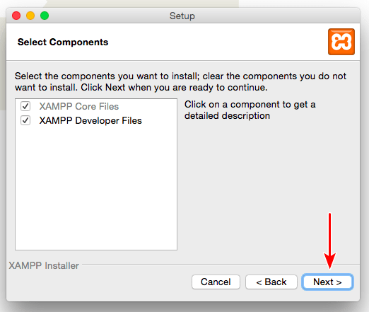 xampp installation on Mac 2