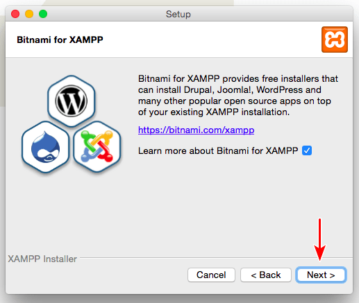 xampp installation on Mac 4