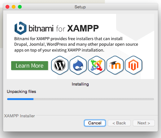  instalação de xampp em Mac 6