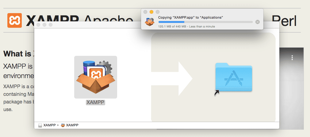 xampp installation on Mac
