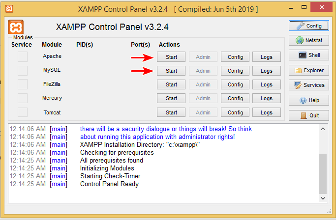 install xampp in local folder linux