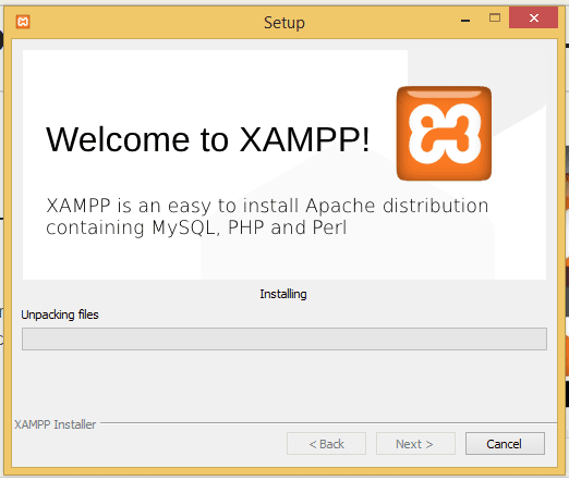 xampp setup 8