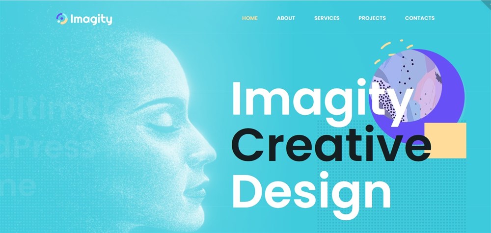 Imagity Creative Minimal wordpress theme