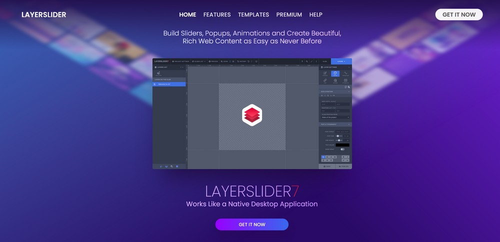 LayerSlider advanced Animation Builder for WordPress
