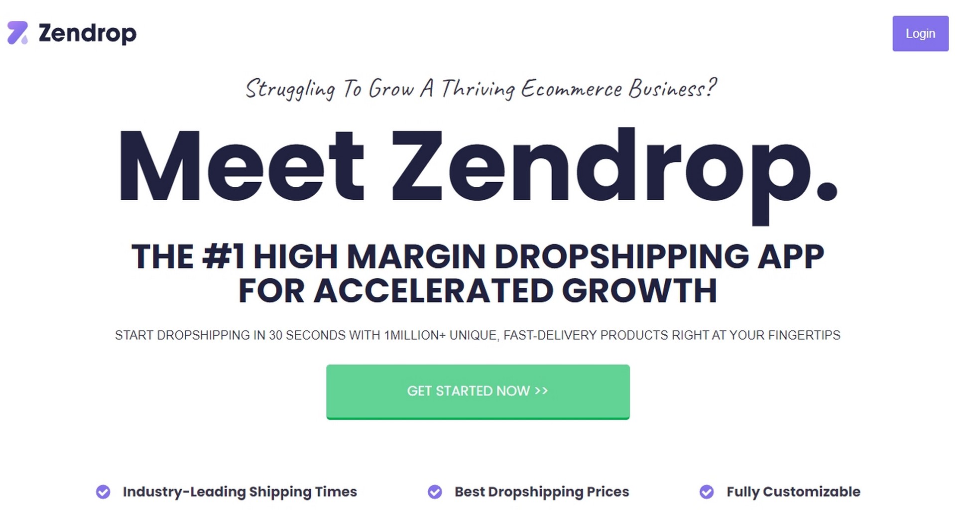 Zendrop dropshipping