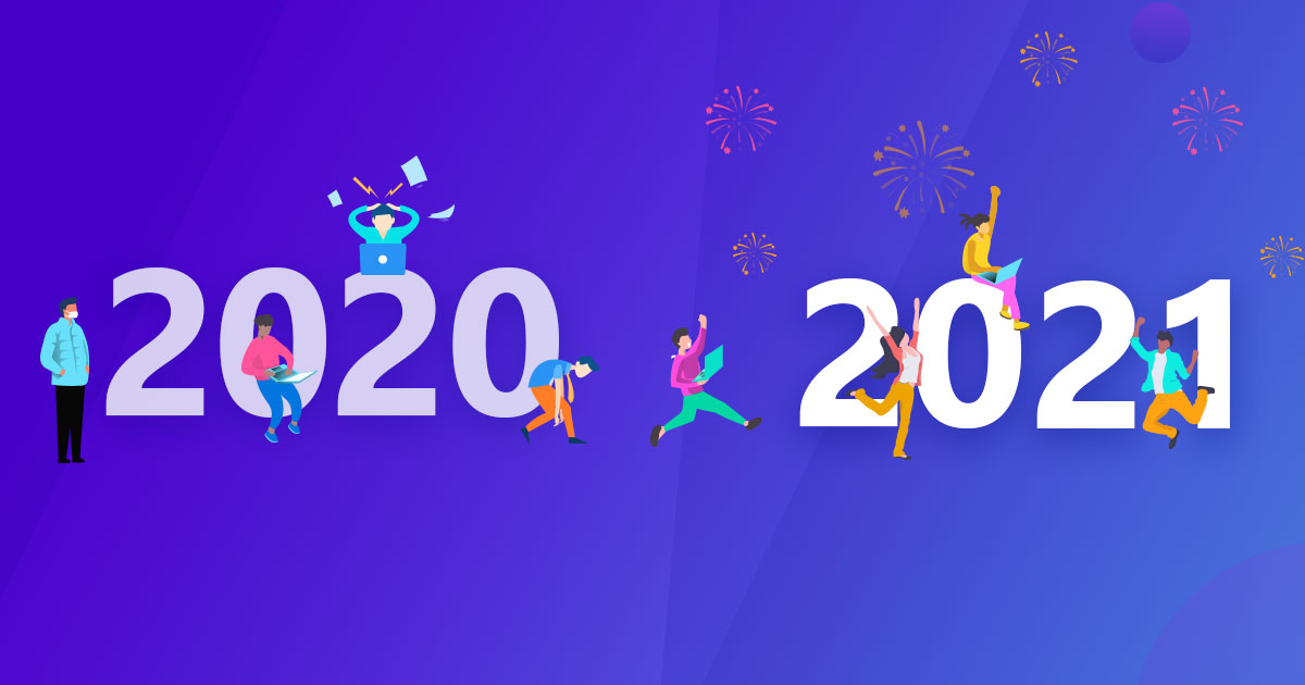 Welcoming new year 2021