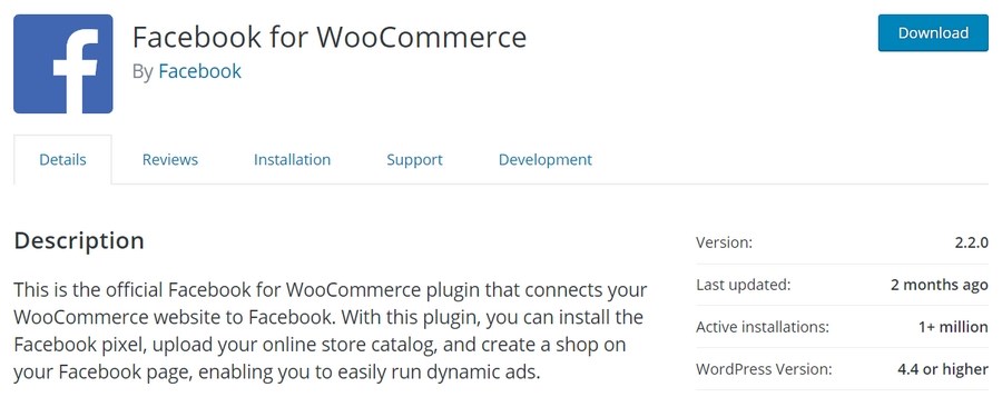 Facebook for woocommerce plugin how to deactivate chat