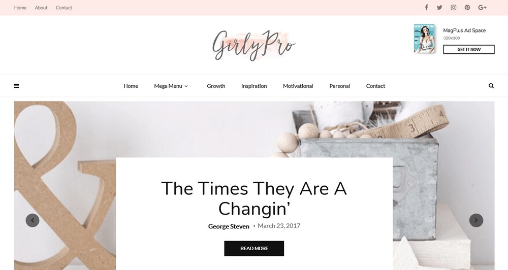 Girly Pro MagPlus 演示网站