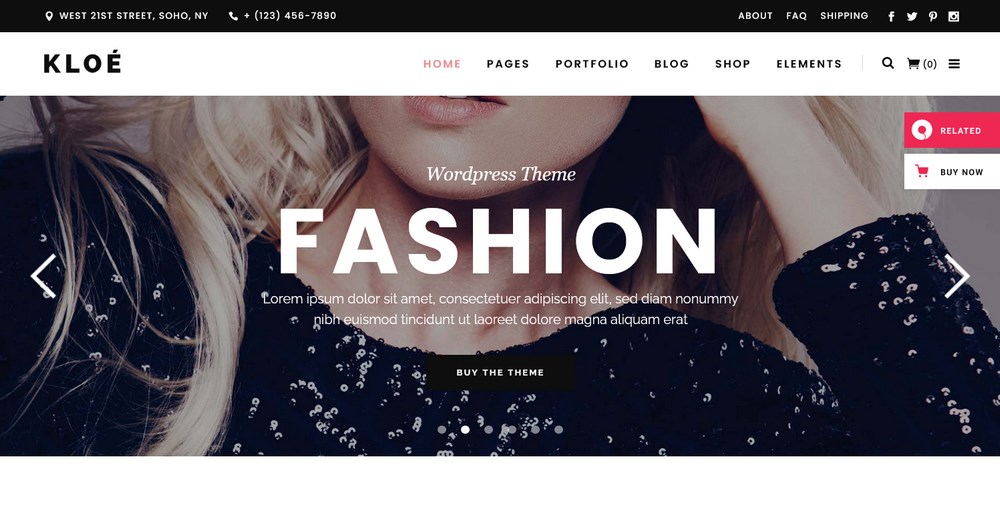 Kloe Fashion Lifestyle Multi-Purpose Theme