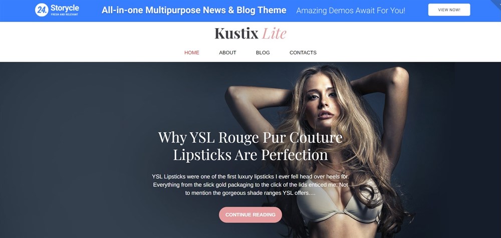 Kustrix Lite Free WordPress Theme