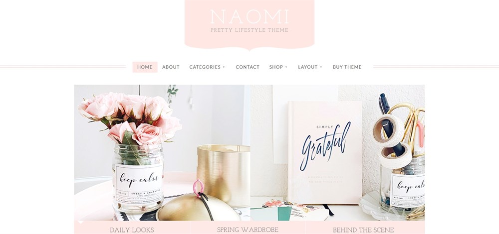 Naomi WordPress theme