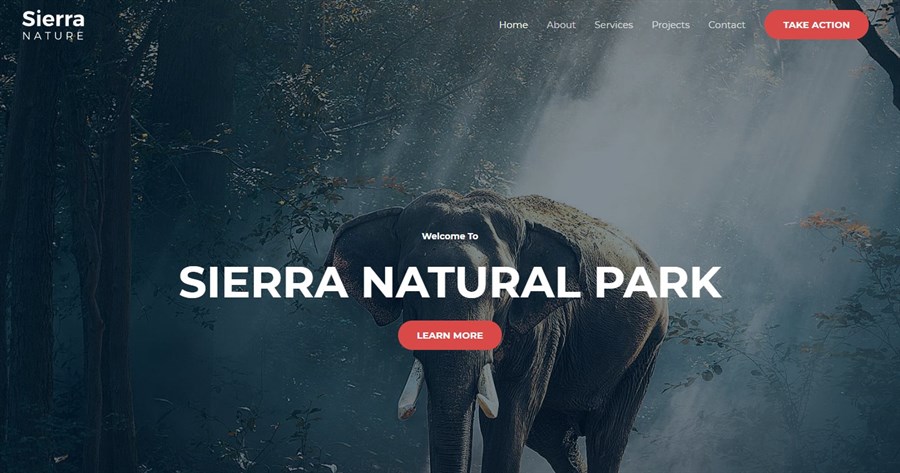 Sierra Nature WordPress 网站