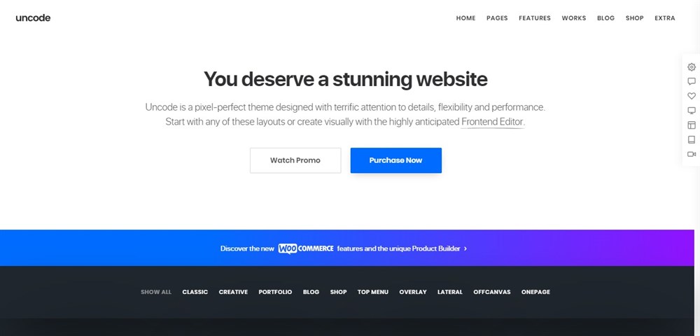 Uncode Creative WordPress Theme