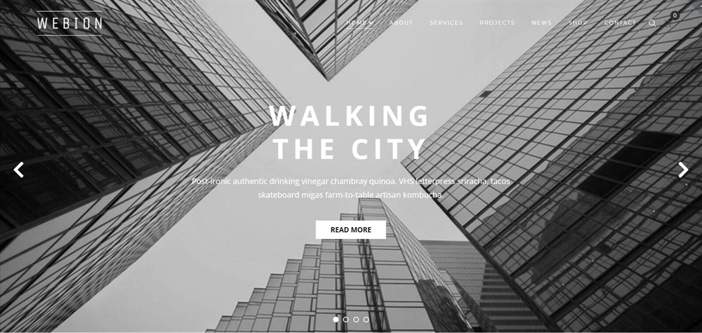 Webion Minimal Elementor Multipurpose WordPress Theme