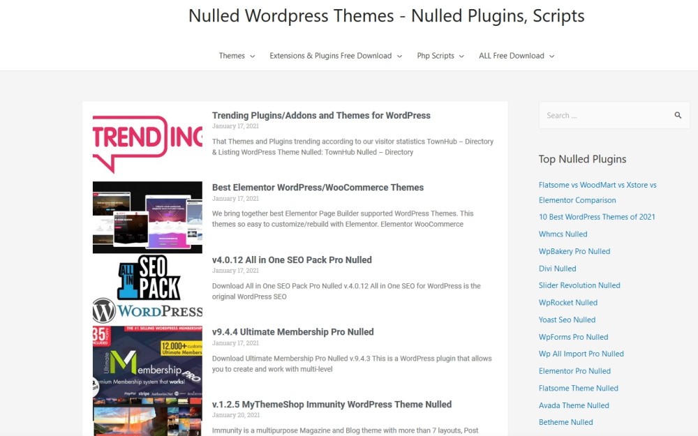 woocommerce themes nulled