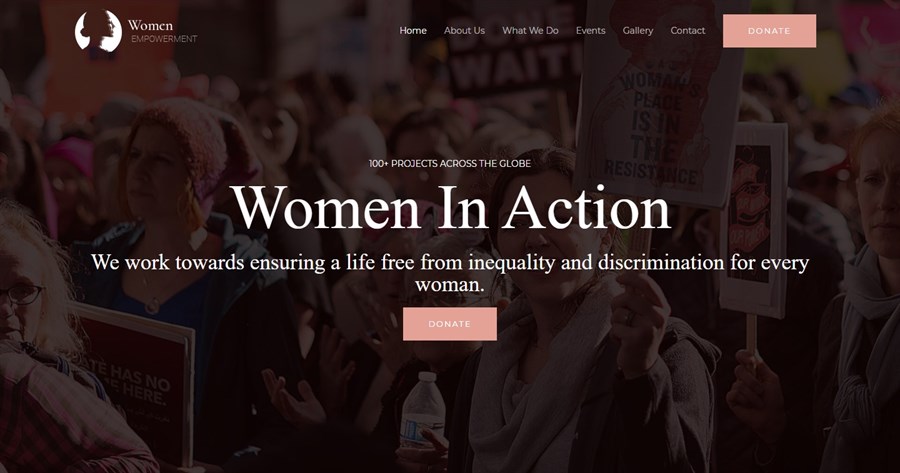 妇女赋权非政府组织演示网站