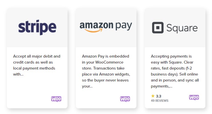 WooCommerce payment gateways